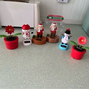 7 winter Christmas Solar toys